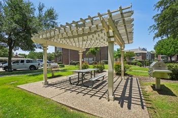 Outdoor grilling area